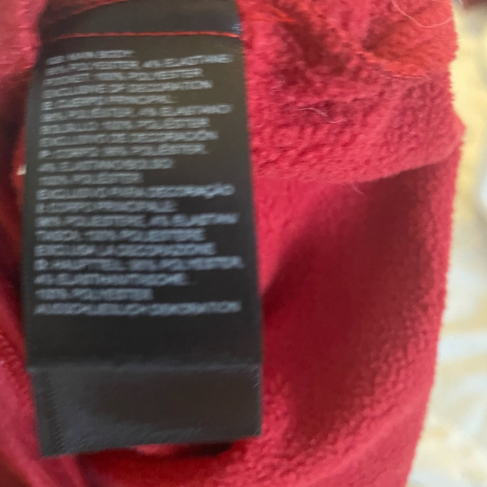 North Face Zip Up Jacket in Red Size XL - Picture 5 of 6